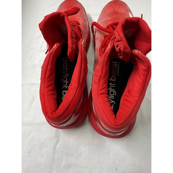 Adidas Crazy Light Boost Basketball sneakers Men’s size 14 -Red S85327 // 2014 main image 4